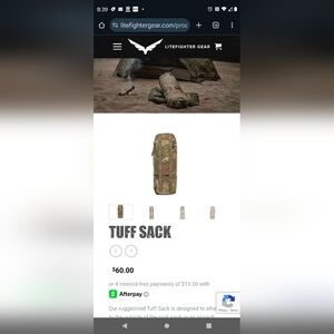 USGI Litefighter Tuff Sack Multicam OCP Tent